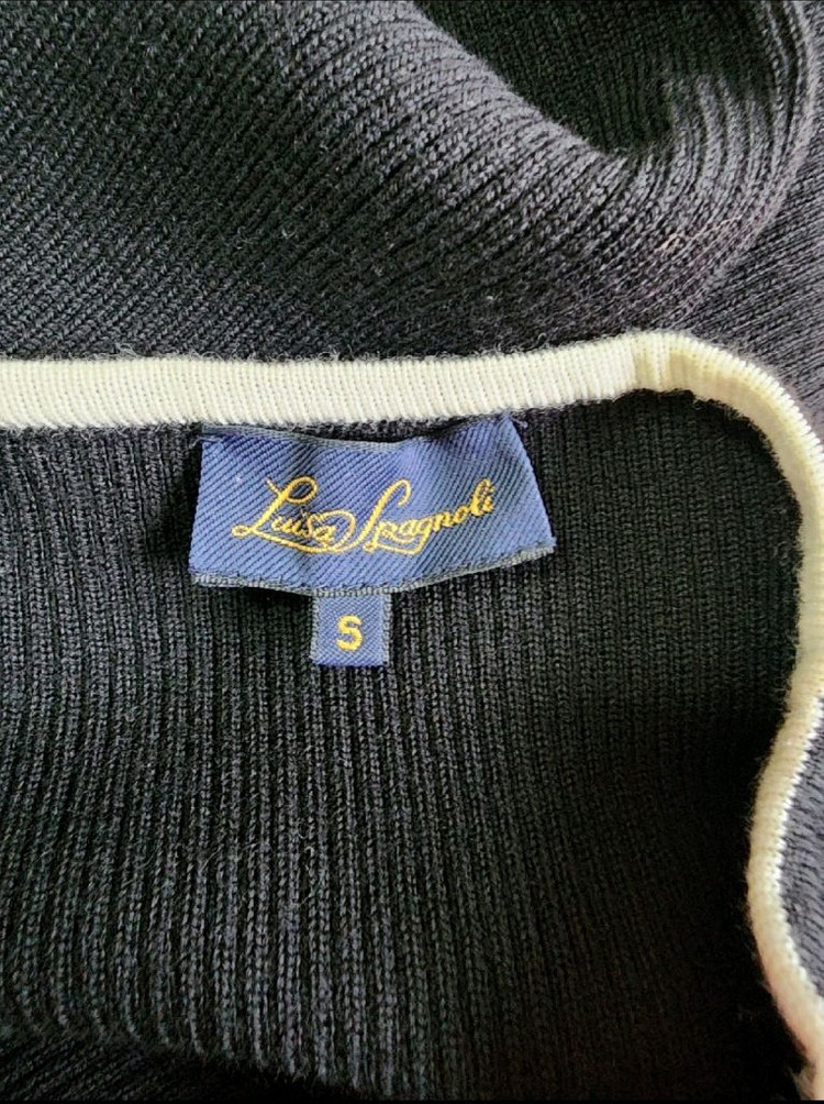 루이사스파그놀리 블랙 니트 S--3