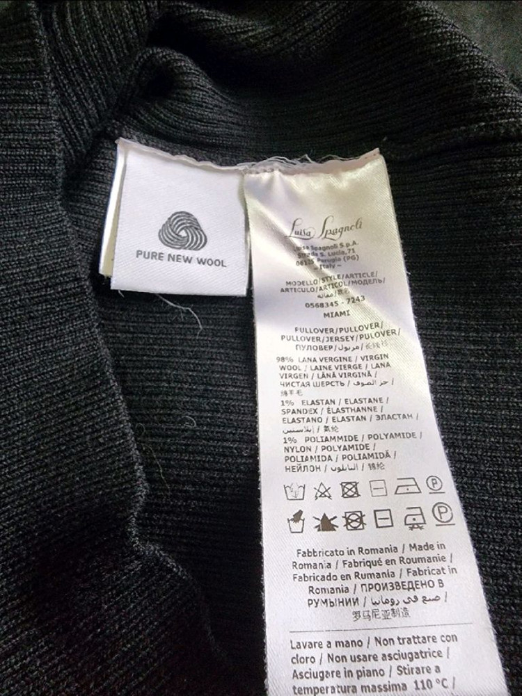 루이사스파그놀리 블랙 니트 S--4