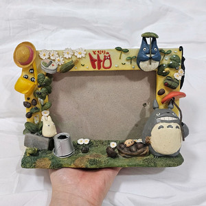 지브리 이웃집 토토로 토토로 액자 포토프레임 피규어