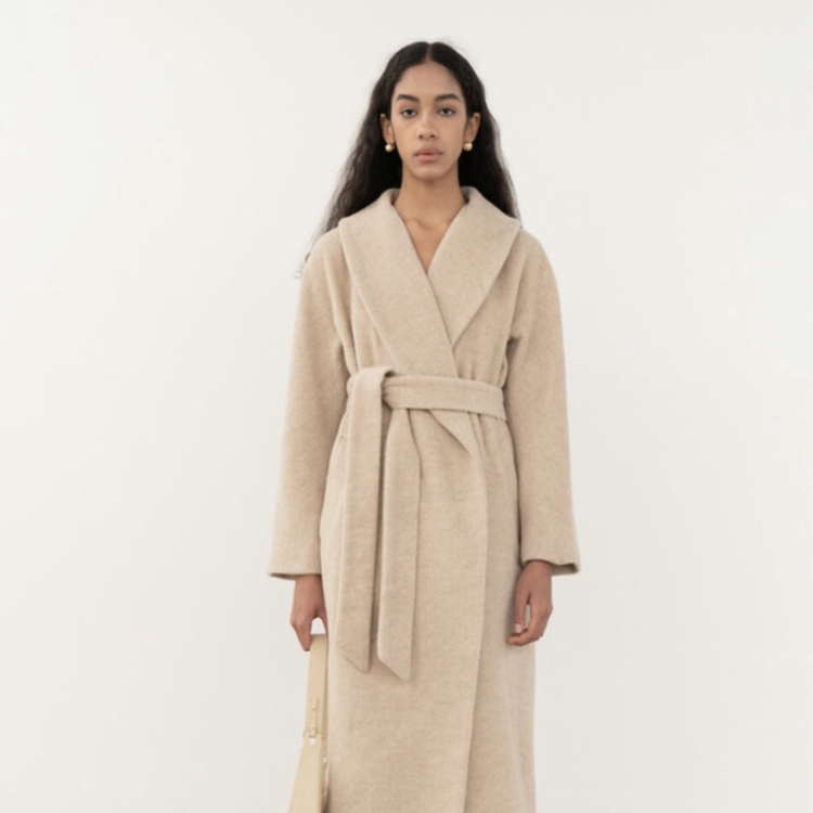 킨더살몬(KINDERSALMON) 숄카라 울코트 55-66--1