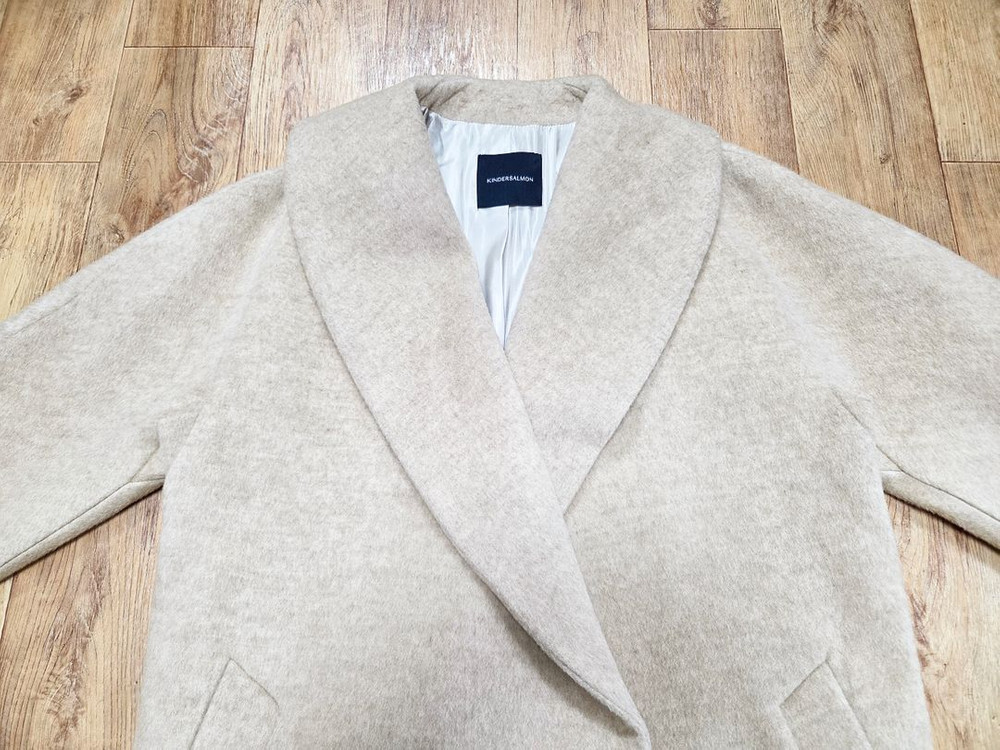 킨더살몬(KINDERSALMON) 숄카라 울코트 55-66--3