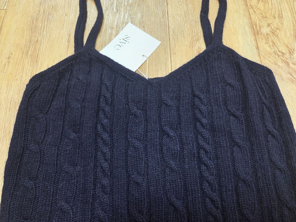 시예(siye) 시예샵 샵시예 네이비 홀리데이 라쿤 볼레노 니트세트 프리사이즈 새상품--6