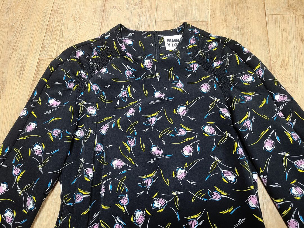 빔바이롤라(BIMBA Y LOLA) 튤립프린트 원피스 55 새상품--3