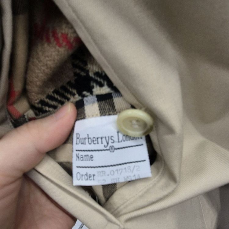버버리 빈티지 트렌치 코트 52--8