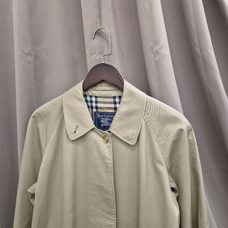 버버리 빈티지 트렌치 코트 12PETITE--1