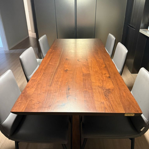 한샘 바흐801 월넛 원목식탁 2000