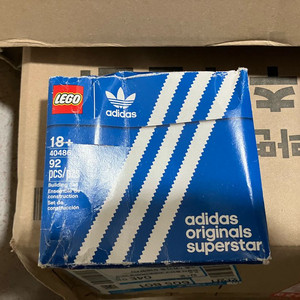 레고 아디다스 오리지널스 슈퍼스타 블랙 화이트 40486