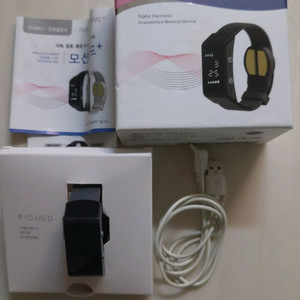 파이오메드 모션밴드+ 디지털 전자 침 손목밴드 전자침 저주파(항암/뇌경색휴유증/치매완화보조)