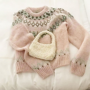 프리티영띵(pyt) 트윙클 알파카 니트 프리사이즈 새상품