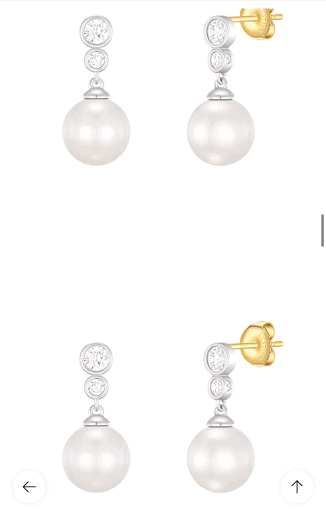 제이에스티나 14k 진주귀걸이 (새거)--4