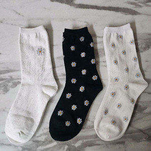 힙한 여성 중목양말 세트