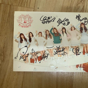 러블리즈 Lovelinus 친필 싸인 앨범