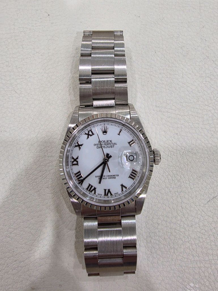 롤렉스 16220 스틸 시계 정품--1