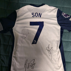 손흥민 토트넘 친필 사인 유니폼 이미지