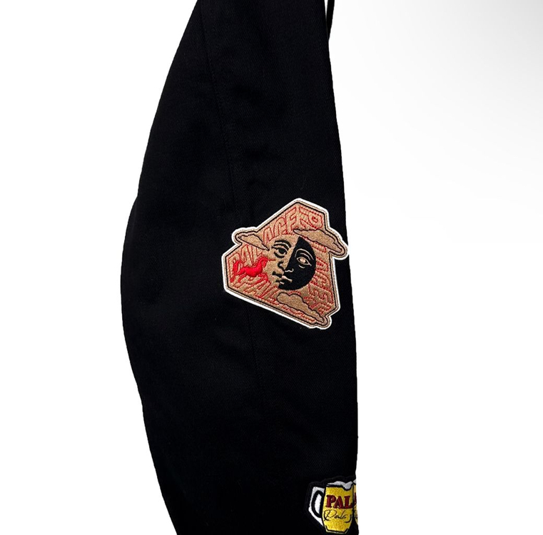 [XL] 준야 와타나베 X 팔라스 한정판 패치 데님 디테일 후드 티셔츠 이미지