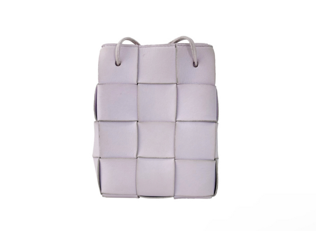 [S] BV 보테가베네타 인트레치오 레더 카세트 버킷백 스몰 오이스터--2