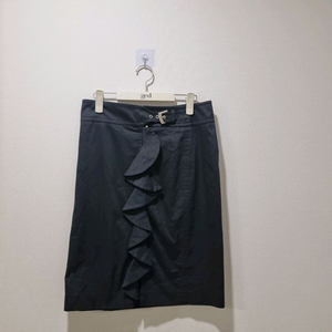 아르마니 꼴레지오니 네이비 러플 스커트 (이태리, 백화점정품)