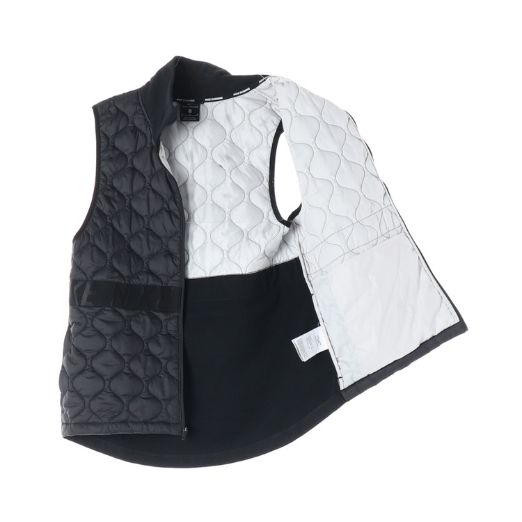 나이키 러닝 블랙 에어로프트 퀼팅 패딩 조끼 집업베스트 M--1