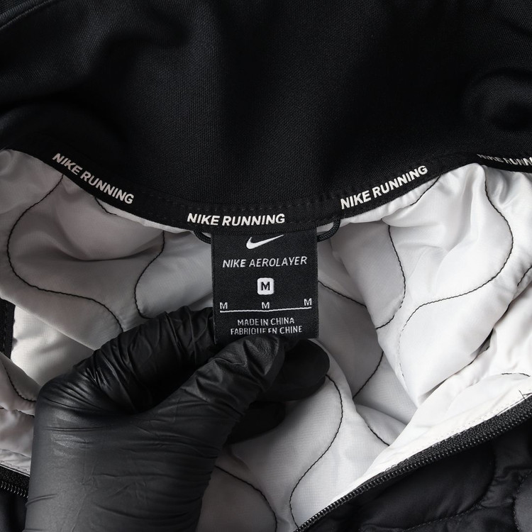나이키 러닝 블랙 에어로프트 퀼팅 패딩 조끼 집업베스트 M--6