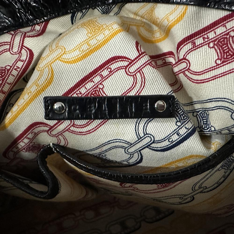 셀린느 페이던트 레더 토트백/정품/상태좋음/X2--4