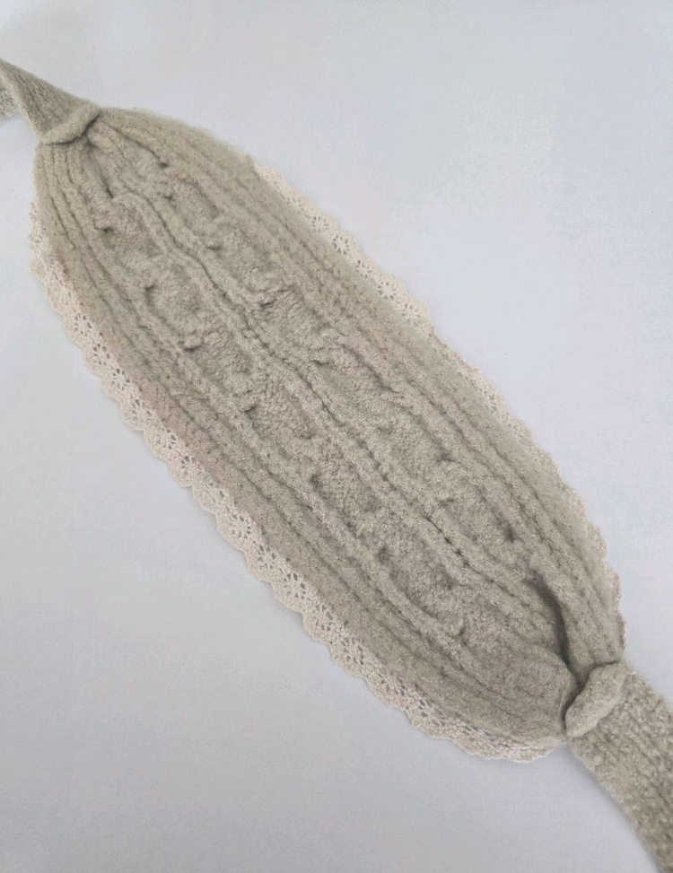 리틀지오 여아 러블리 레이스 니트 귀마개--4