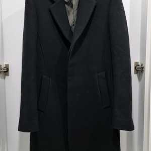 [최종가] 남성 SYSTEM 시스템옴므 히든버튼 블랙 코트