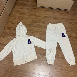 아디다스 스몰로고 후드 상하의 세트xs