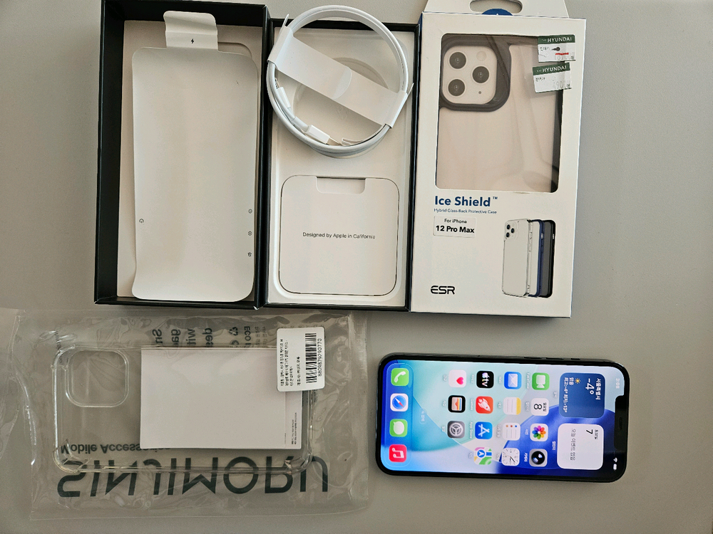 아이폰12프로맥스 256G 블루 홍콩판--2