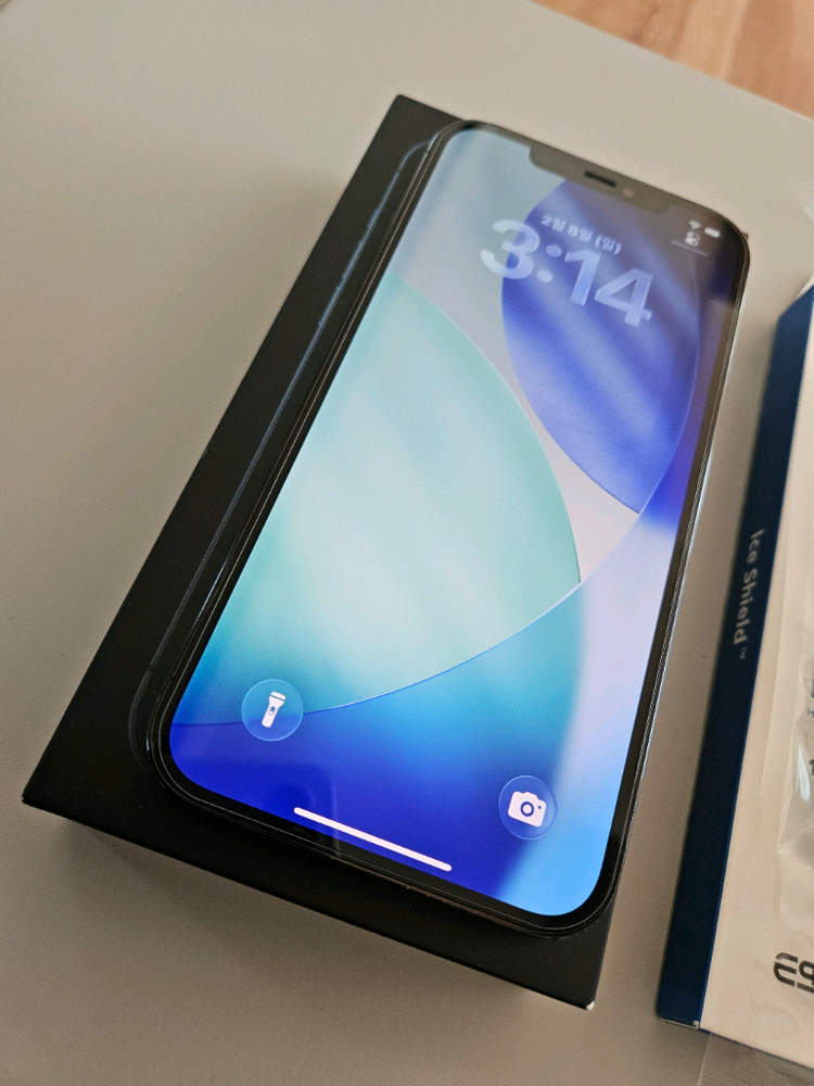 아이폰12프로맥스 256G 블루 홍콩판--3