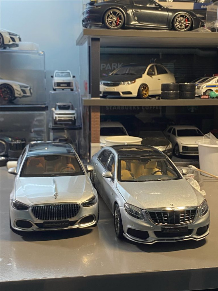 1:18 올모스트리얼 마이바흐 s680 (w223)--0