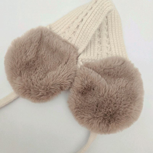 코타키나 유아동 니트 털 귀마개 여아 목도리