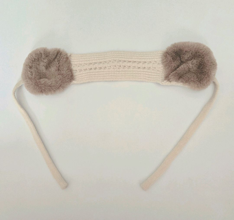 코타키나 유아동 니트 털 귀마개 여아 목도리--2