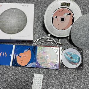 아이리버 CD플레이어 겸 블루투스 스피커 + ADOY 앨범 세트 이미지