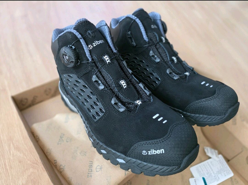 지벤215A 안전화 275 방수 에어메쉬 천연소가죽 새제품 지벤안전화 이미지