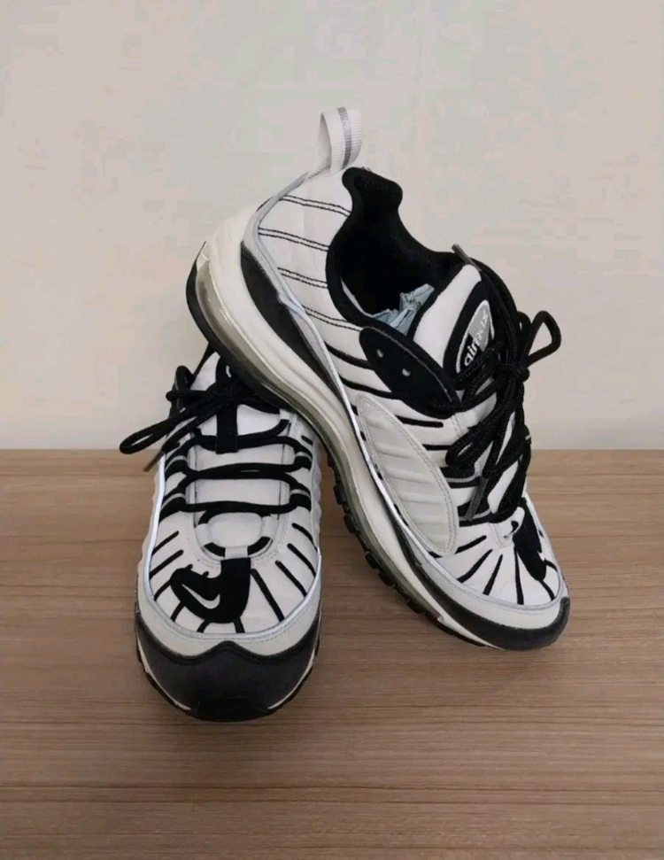 여성 나이키 에어맥스 98 얼룩말 오레오 운동화 (245) 이미지