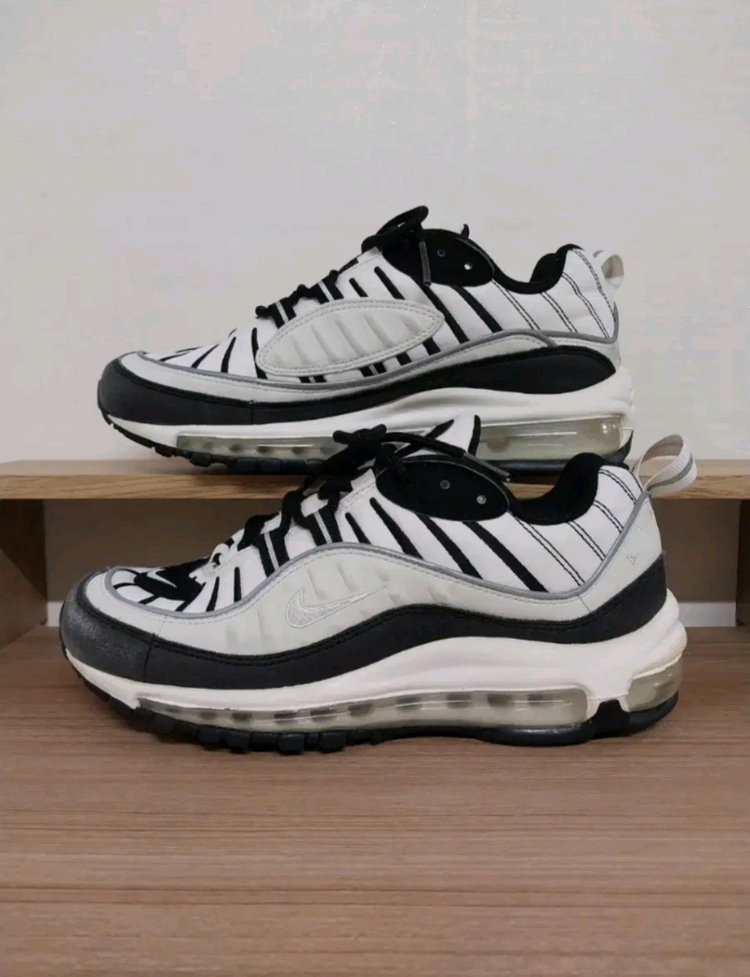 여성 나이키 에어맥스 98 얼룩말 오레오 운동화 (245) 이미지