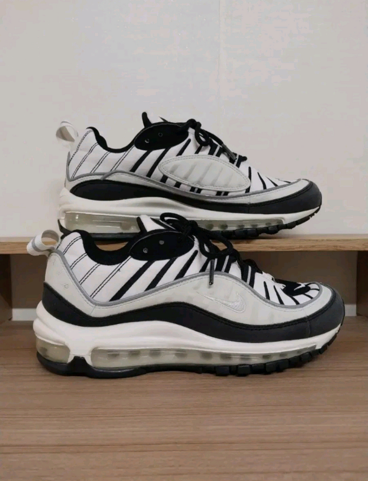 여성 나이키 에어맥스 98 얼룩말 오레오 운동화 (245) 이미지