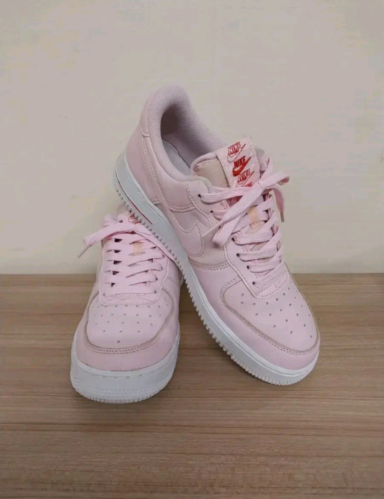 남성 나이키 에어포스1 07 LX 핑크로즈 운동화 (250)--1