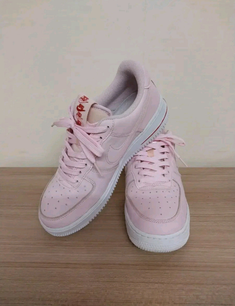 남성 나이키 에어포스1 07 LX 핑크로즈 운동화 (250)--2