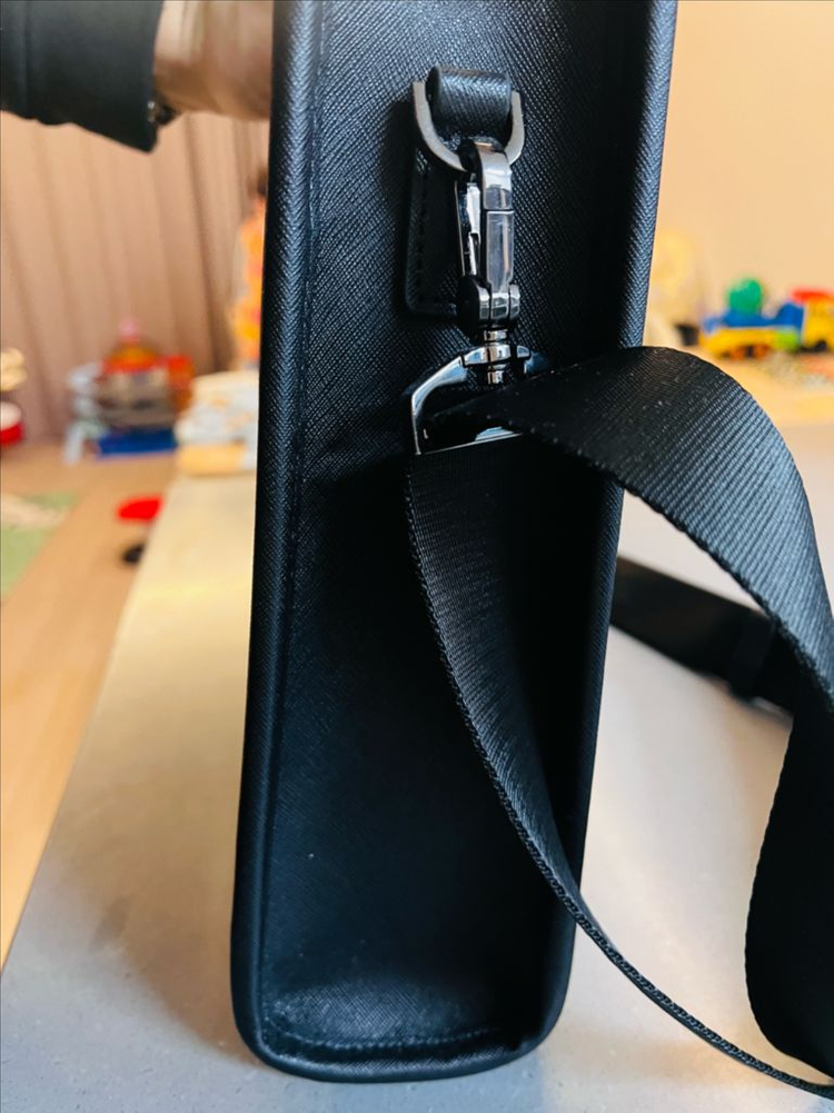 에스콰이어 가죽 남성 크로스백(서류 노트북 가방)--3