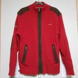 루이까스텔 스웨터 니트 집업 쟈켓 WOOL 100%