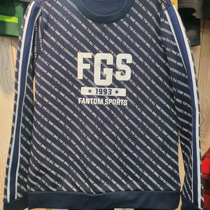 (새상품) 팬텀스포츠 여성 기모 로고 맨투맨 (90-95)