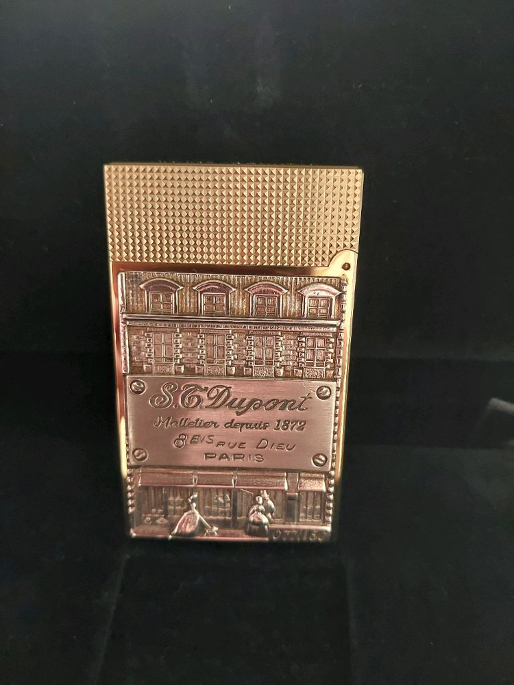 [새상품,한정판,백화점판] 듀퐁라이터 리미티드 에디션 호텔 파티큘리에 금장 쌍불 듀퐁 라이타--2