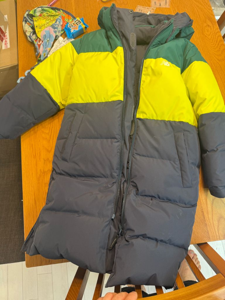 뉴발란스 키즈 롱패딩 양면 키 130-140 추천--0