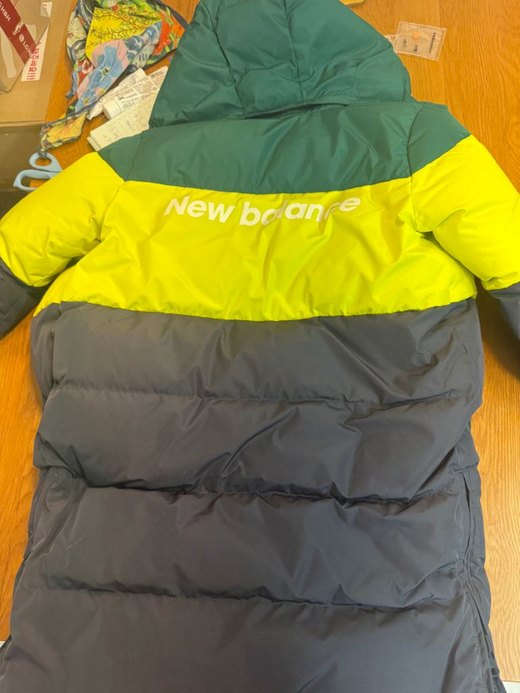 뉴발란스 키즈 롱패딩 양면 키 130-140 추천--7