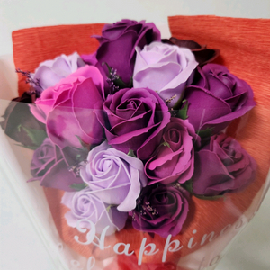 새상품)퍼플톤 비누꽃 꽃다발 프리저브드플라워