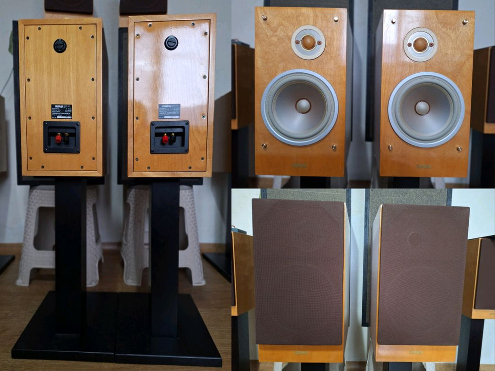 (스탠드포함/오버홀) yamaha NS-1 알리코 스피커/ 빈티지 레트로 y2k 인테리어 가게 카페 매장 오디오 이미지