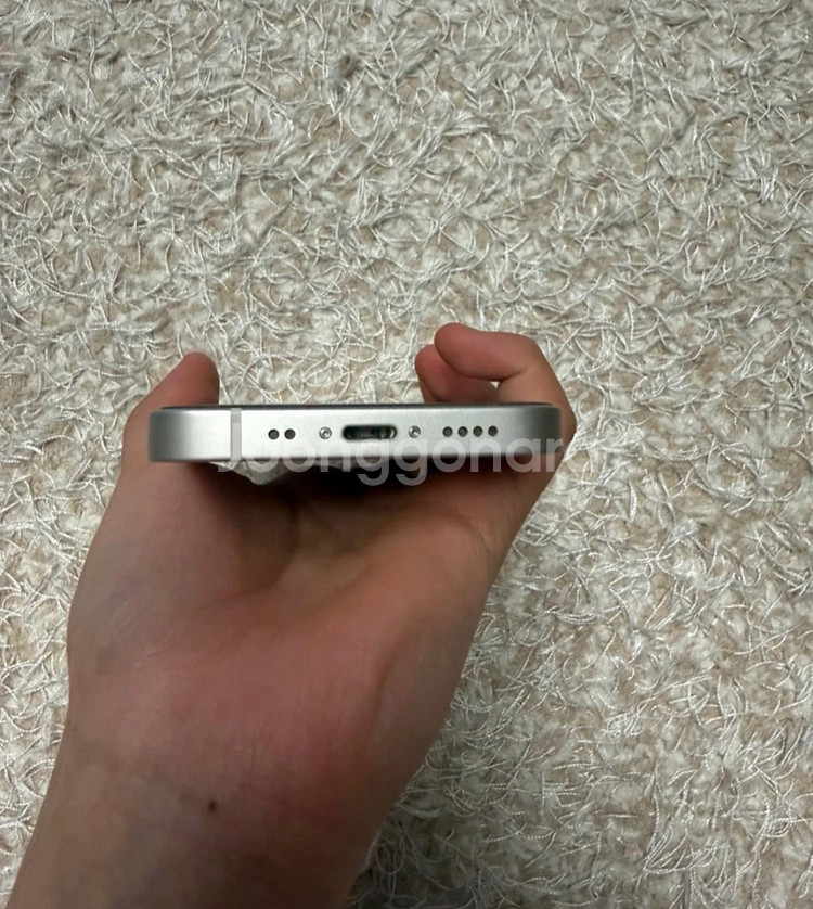 (신품급)아이폰13미니 128기가 화이트--5