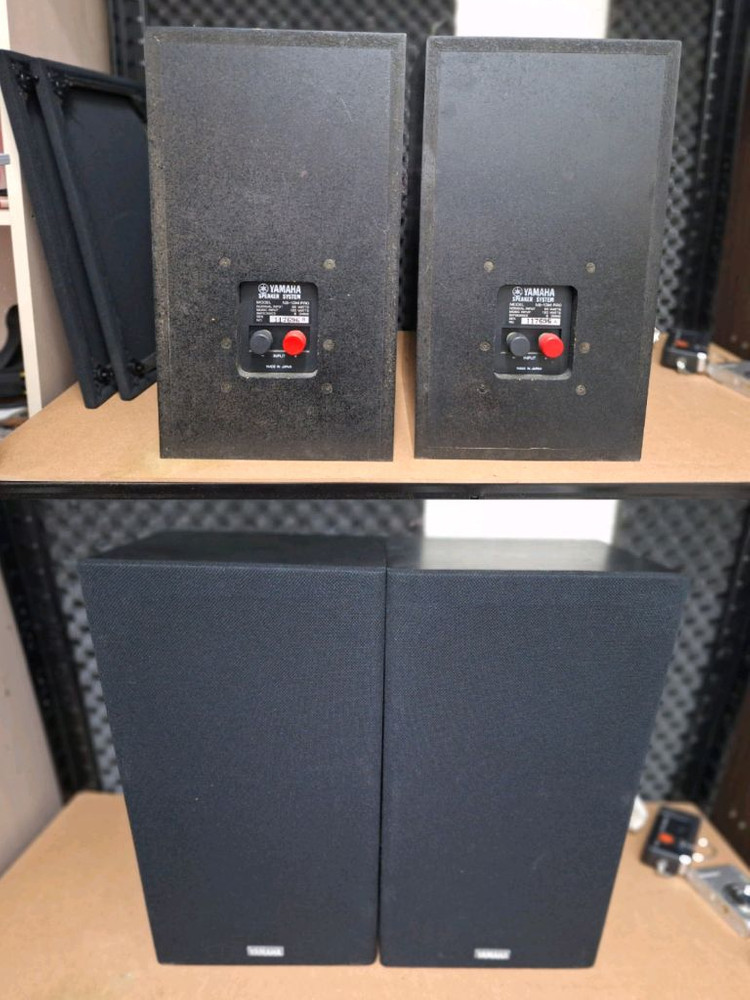 야마하 NS-10M PRO 스튜디오 모니터 스피커 명기 빈티지 레트로 오디오 가게 카페 매장 인테리어 하이파이 이미지