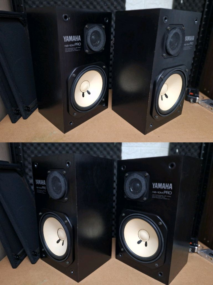 야마하 NS-10M PRO 스튜디오 모니터 스피커 명기 빈티지 레트로 오디오 가게 카페 매장 인테리어 하이파이 이미지